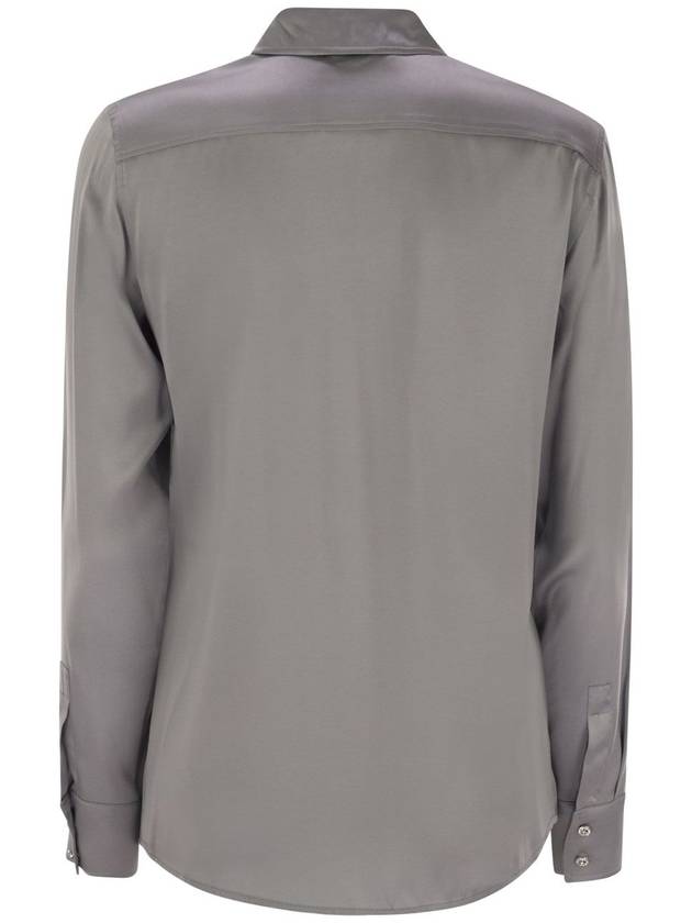 BADEN - Classic Silk Satin Shirt - MAX MARA - BALAAN 2