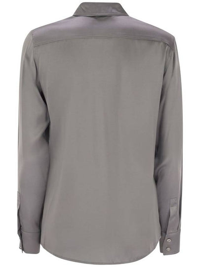 BADEN - Classic Silk Satin Shirt - MAX MARA - BALAAN 2