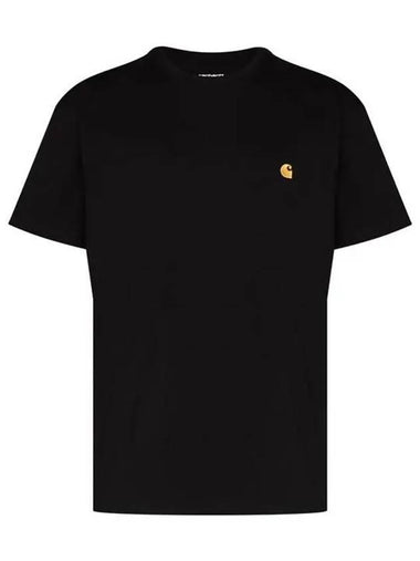 WIP I026391 Embroidered Logo Chase Short Sleeve T Shirt - CARHARTT - BALAAN 1