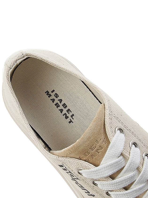 Austin Logo Print Platform Low Top Sneakers Ecru - ISABEL MARANT - BALAAN 8