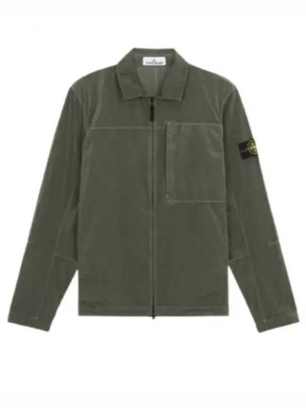 Nylon Metal Econyl Long Sleeve Shirt Green - STONE ISLAND - BALAAN 2