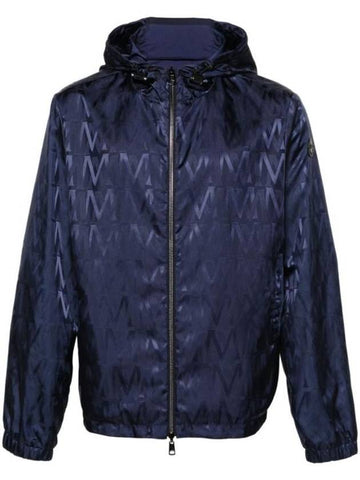 Lepontine Reversible Hooded Jacket Blue - MONCLER - BALAAN 1