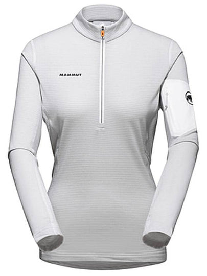 Women's Aenergy Light ML Half Zip Full Long Sleeve T-Shirt White - MAMMUT - BALAAN 2