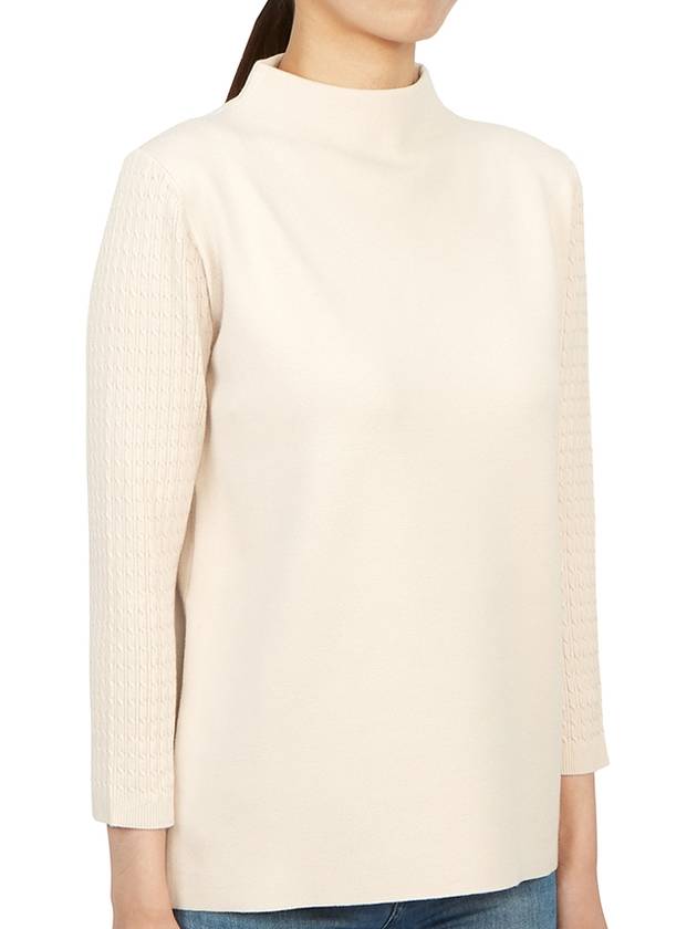 Cannes Knit Top Ivory - MAX MARA - BALAAN 4