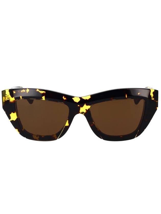 EYEWEAR Tortoiseshell cat eye frame sunglasses BV1218S - BOTTEGA VENETA - BALAAN 2