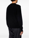 K-Vieri Logo Embroidery Sweatshirt Black - DIESEL - BALAAN 3