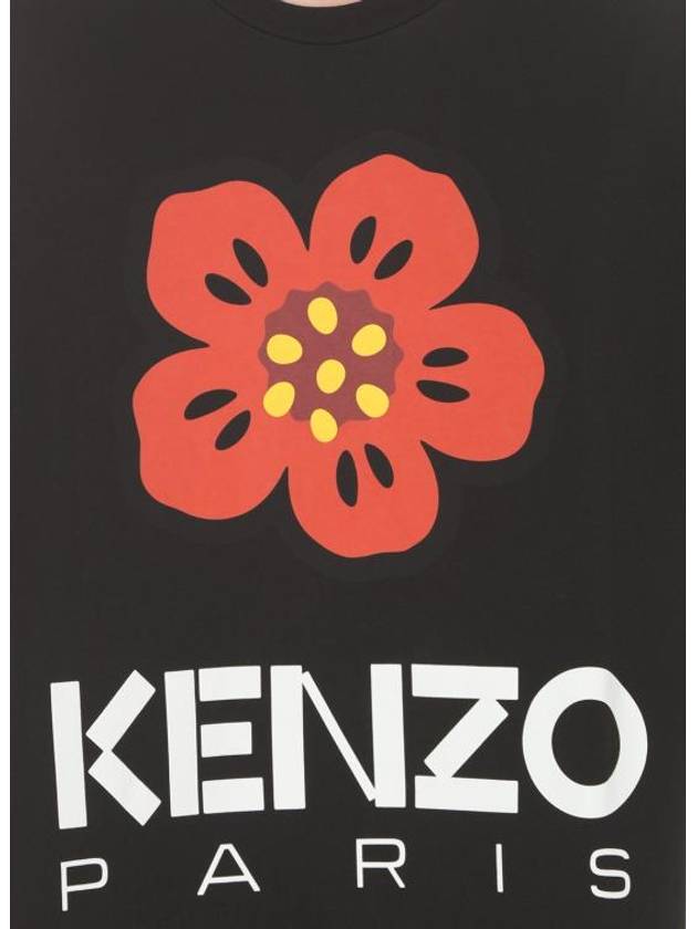 Boke Flower Short Sleeve T-Shirt Black - KENZO - BALAAN 5