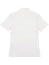 Ribbed High Neck Short Sleeve T-Shirt OF9513LAWHITE - ONOFF - BALAAN 2