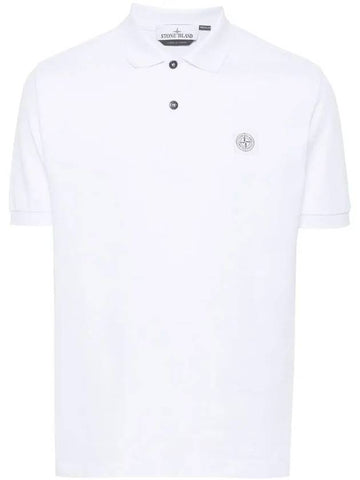 24SS Stone Island Cotton Pique Short Sleeve Polo TShirt_Regular Fit 801522R39 A0001 - POLO RALPH LAUREN - BALAAN 1