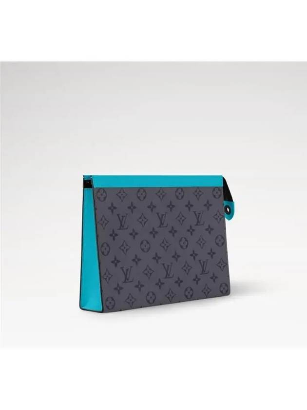 Pochette Voyage MM Pouch Bag Grey Blue - LOUIS VUITTON - BALAAN 3