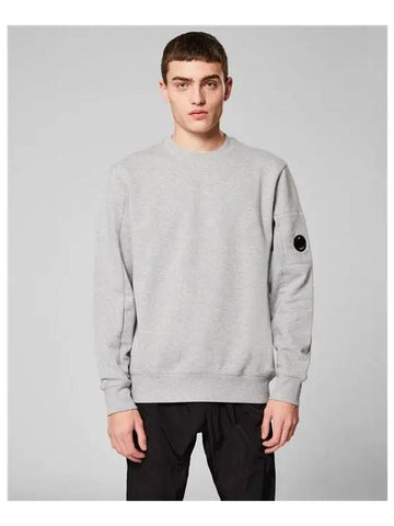 Lens Waffen Pocket Sweatshirt Gray - CP COMPANY - BALAAN 1