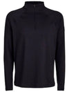 Men's Luxe Quarter Half Zip Layer Long Sleeve T-Shirt Black - G/FORE - BALAAN 2