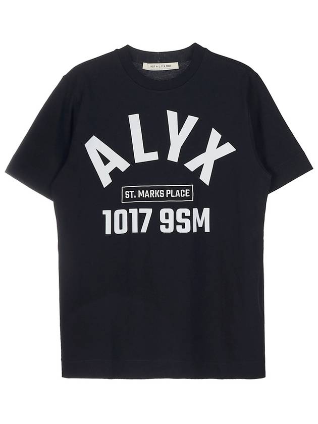 Logo Printing Short Sleeve T-Shirt Black - 1017 ALYX 9SM - BALAAN 11