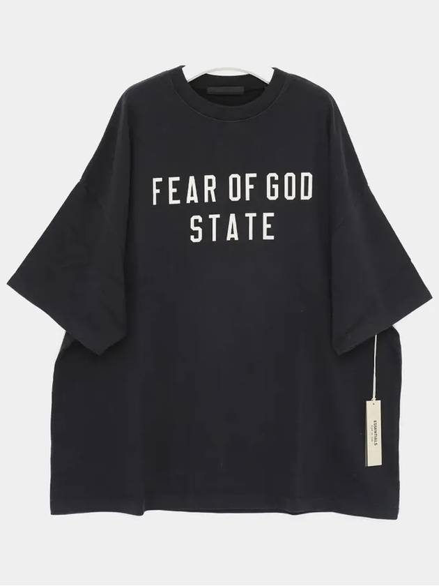 short sleeve t shirt 125BT242000F BLACK - FEAR OF GOD - BALAAN 4