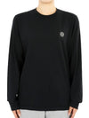 Stone Waffen Patch Long Sleeve T Shirt Black 811620447 V0029 14A Can be worn by adults - STONE ISLAND - BALAAN 2