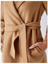 Cles Cashmere Silk Wool Single Coat Camel - MAX MARA - BALAAN 8