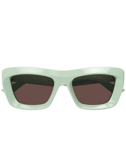 Sunglasses BV1283S 004 GREEN GREEN BROWN - BOTTEGA VENETA - BALAAN 2