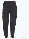 Signature Wappen Patch Cotton Baggy Pants Lead Grey - STONE ISLAND - BALAAN 2