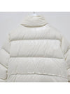 Women s Logo Patch ABBADIA Down Padded Short Jacket Off White 1A00007 5963V 070 - MONCLER - BALAAN 6