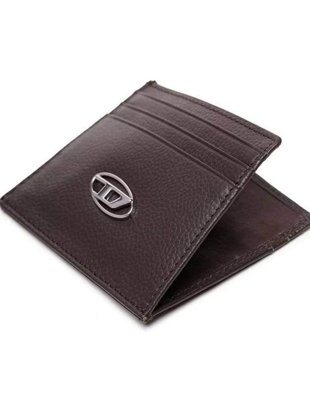 Johnny D Logo Card Wallet Brown - DIESEL - BALAAN 4