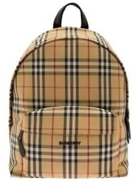 Vintage Check Backpack Beige - BURBERRY - BALAAN