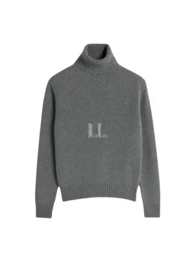 Cashmere Turtleneck Grey - AMI - BALAAN 2