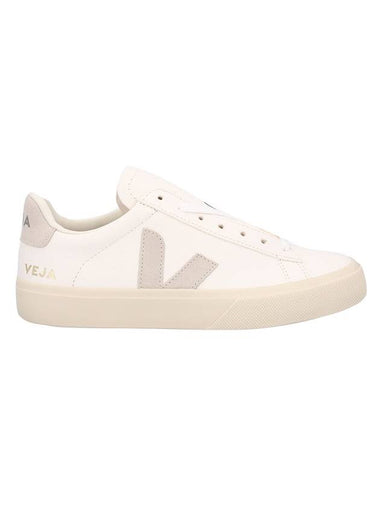 Logo Campo Leather Low Top Sneakers White - VEJA - BALAAN 1