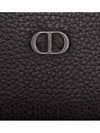 CD Icon Grain Leather Zipper Long Wallet Black - DIOR - BALAAN 5