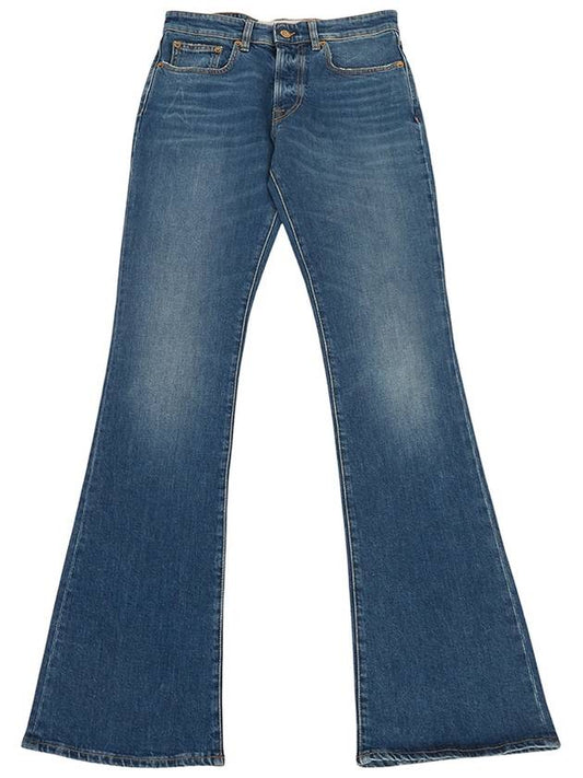 Journey Wide Leg Denim Jeans Blue - GOLDEN GOOSE - BALAAN 2