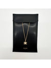 Triomphe Rhinestone Brass Crystal Necklace Gold - CELINE - BALAAN 3