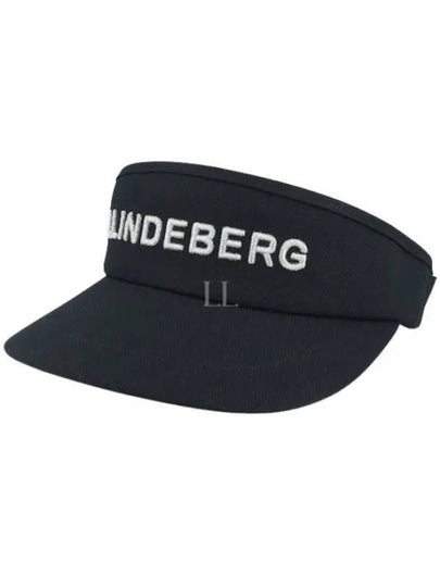 Viktor Embroidered Logo Visor Black - J.LINDEBERG - BALAAN 2