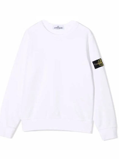 Kids Waffen Patch Sweatshirt White 761661340 V0001 - STONE ISLAND - BALAAN 2