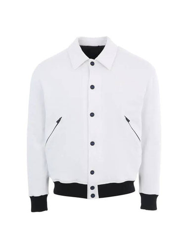 Casual Button Detail Jacket White - KITON - BALAAN 1