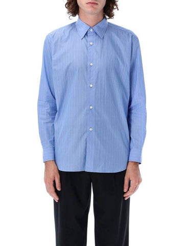 SUVIN HIGH COUNT CLOTH STRIPE SHIRT - AURALEE - BALAAN 1