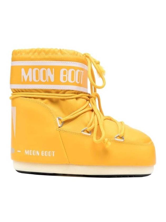 s Classic Logo Print Winter Boots Yellow - MOON BOOT - BALAAN 1