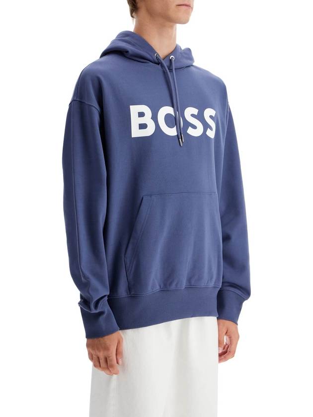 Sullivan Logo Hoodie Blue - HUGO BOSS - BALAAN 3