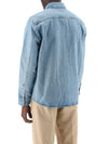 Vittorio Brodee Overshirt Pale Blue - A.P.C. - BALAAN 4