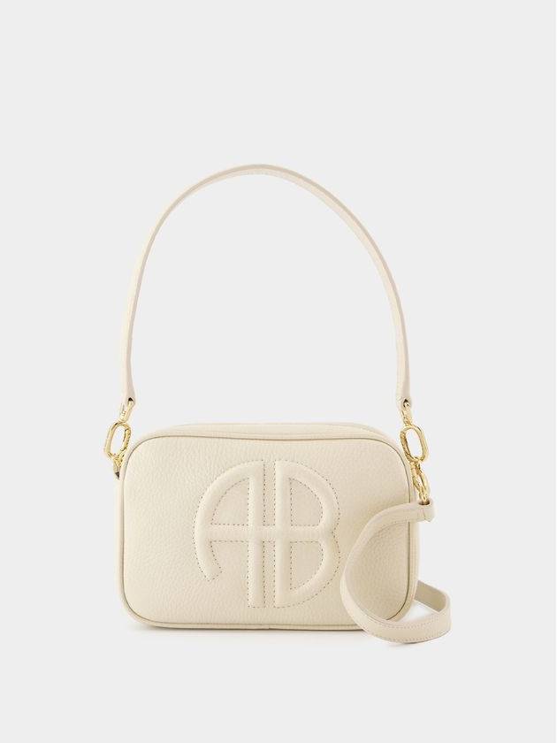 Lili Bag Crossbody - ANINE BING - Leather - Beige - ANINE BING - BALAAN 1