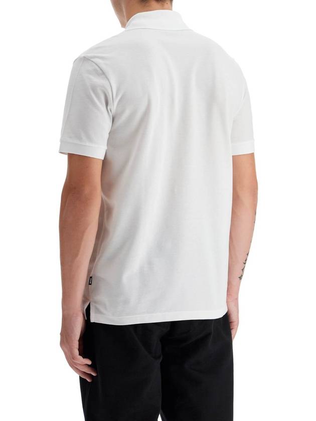 Men's Pallas PK Shirt White - HUGO BOSS - BALAAN 4