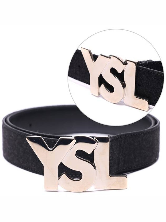 Men's YSL logo belt 274611_FY20N_1109 - SAINT LAURENT - BALAAN 1