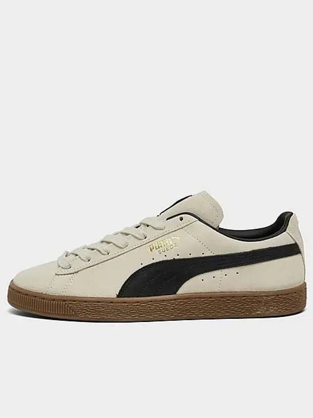 Suede Terrace Logo Patch Low-Top Sneakers Ivory - PUMA - BALAAN 1