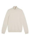 Lyd Merino Wool Turtleneck Cloud White - J.LINDEBERG - BALAAN 2