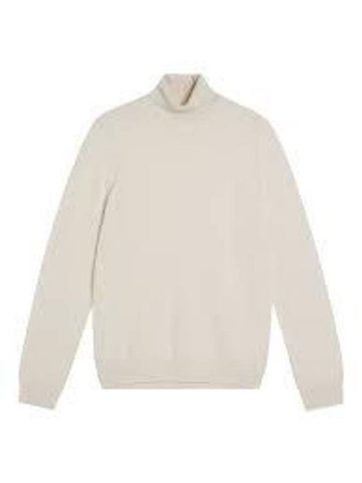 Lyd Merino Wool Turtleneck Cloud White - J.LINDEBERG - BALAAN 2