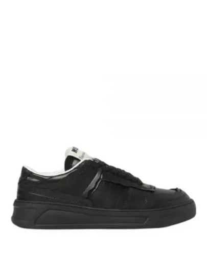 Fantastic Green Panel Low Top Sneakers Black - MSGM - BALAAN 2