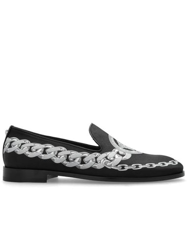 Versace Printed Shoes, Men's, Black - VERSACE - BALAAN 1