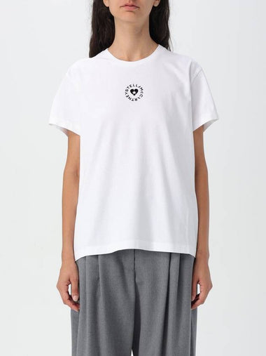 T-shirt con mini logo Stella McCartney - STELLA MCCARTNEY - BALAAN 1