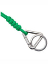 Leather Strap Silver Key Holder Green - BOTTEGA VENETA - BALAAN 7