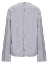 Back fastening striped cotton shirt - GOLDEN GOOSE - BALAAN 4