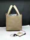 Picotan Rock 18 Bag Clemence Gold Hardware Beige Marfa - HERMES - BALAAN 2