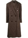 Virgin Wool Double Coat Brown - ISABEL MARANT - BALAAN 2